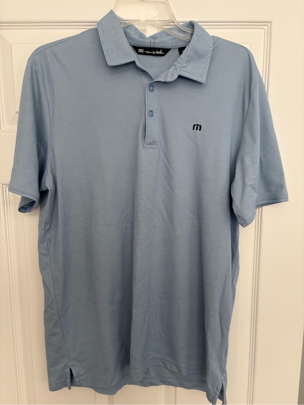 Travis Mathew Men's Light Blue Polo